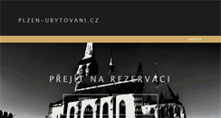 Desktop Screenshot of plzen-ubytovani.cz